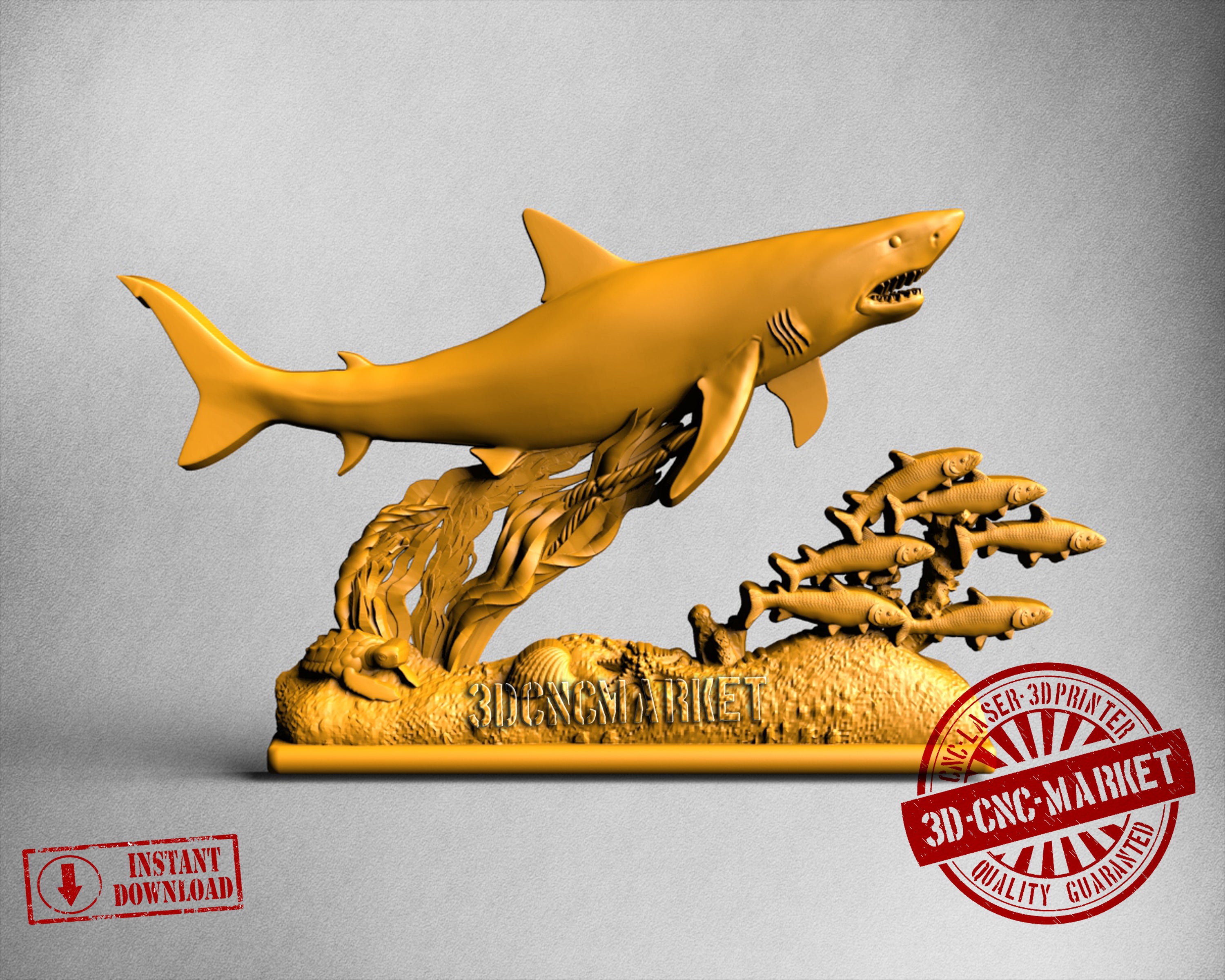 Shark, 3D STL Model
