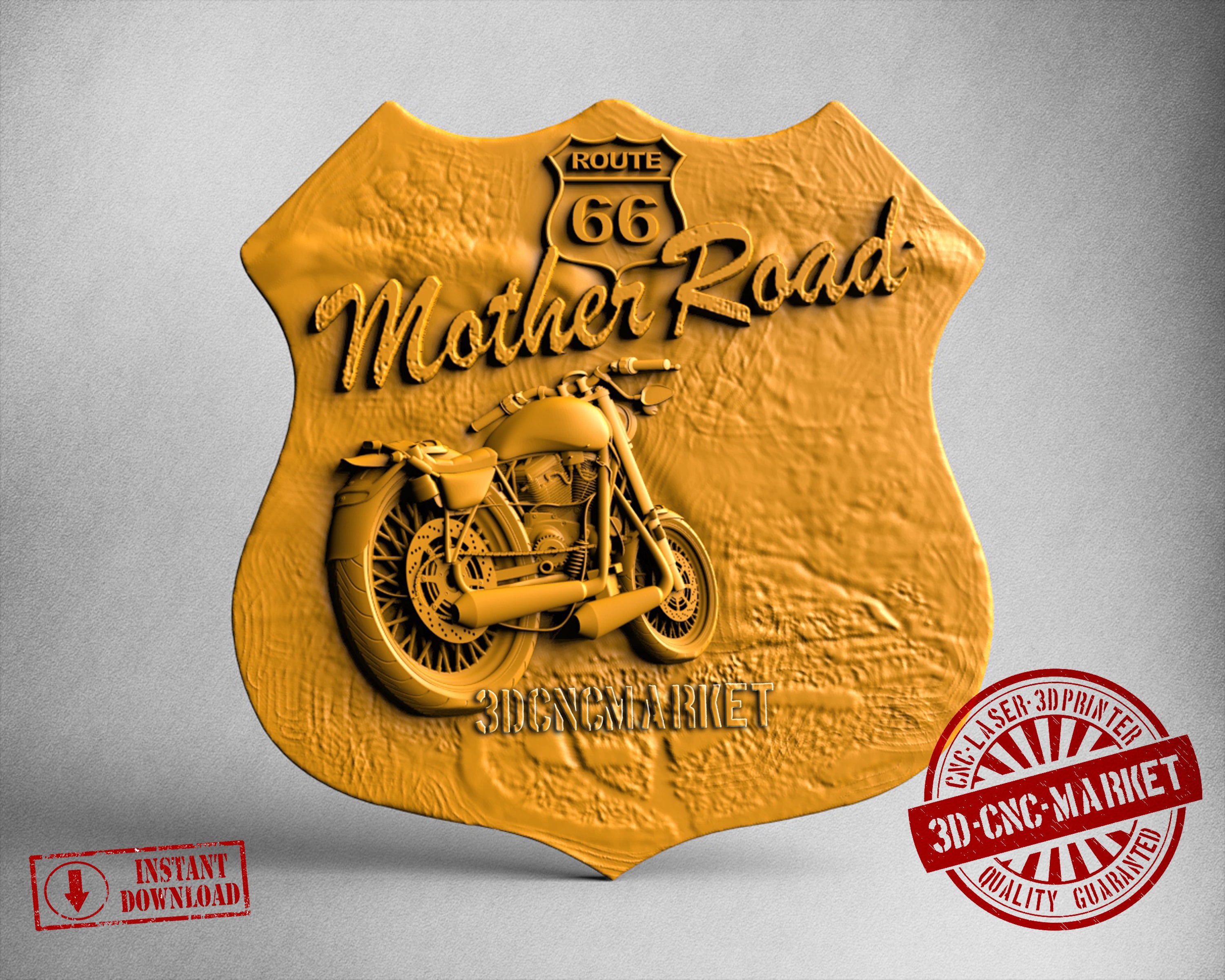 Route 66, 3D STL Model