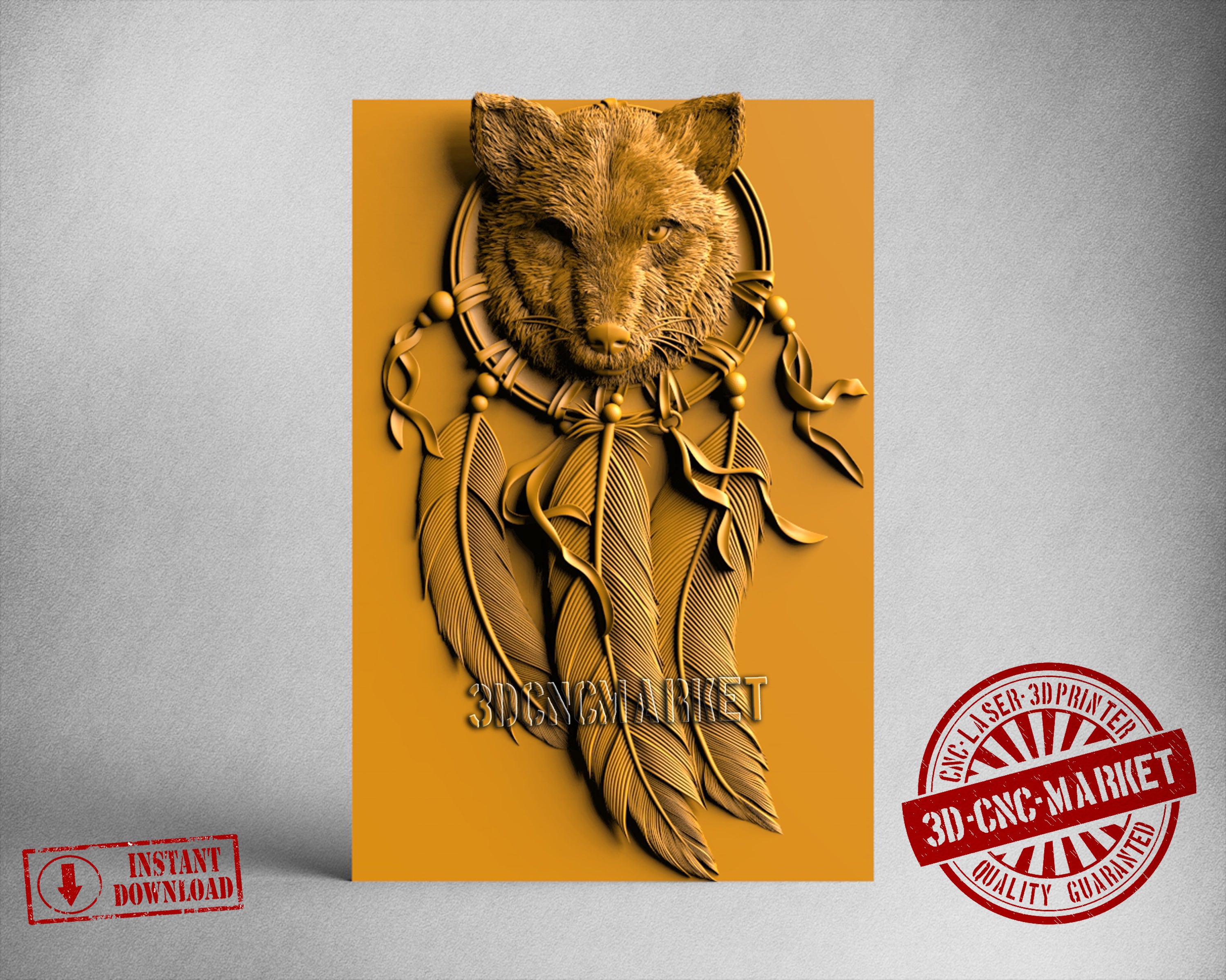 Fox, 3D STL Model
