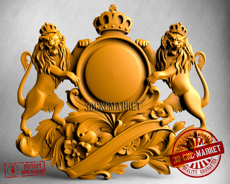 Lion Family Pod, 3D STL Model