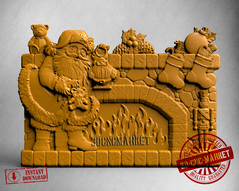 Santa, 3D STL Model