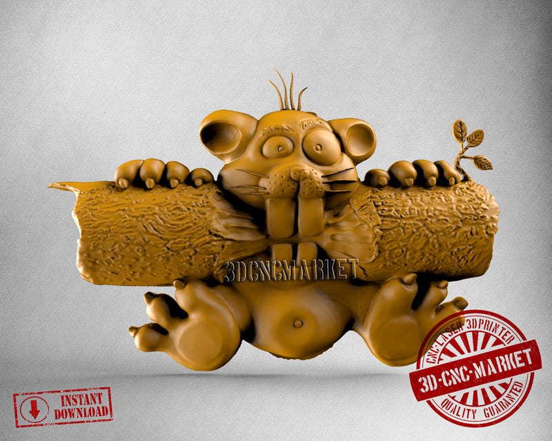 Squirrel, 3D STL Model