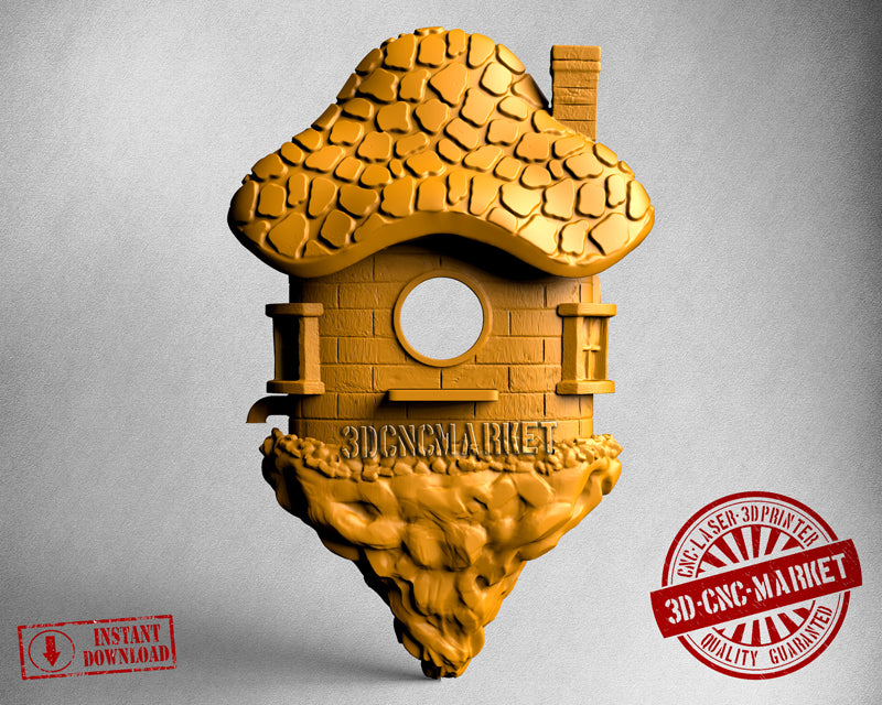 Bird House, 3D STL Model