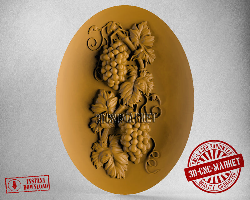 Grape, 3D STL Model