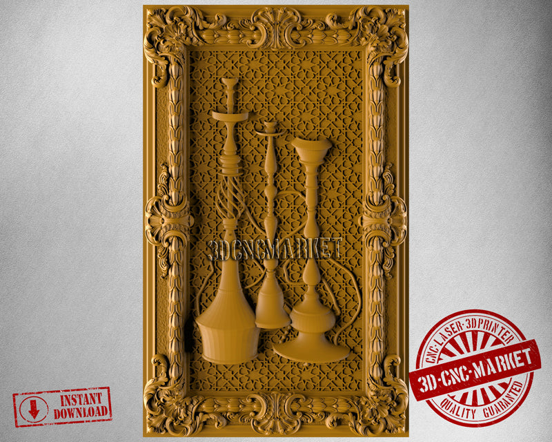 Hookah, 3D STL Model