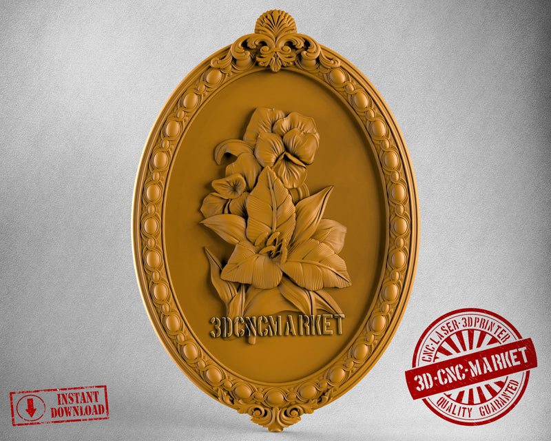 Flowers, 3D STL Model