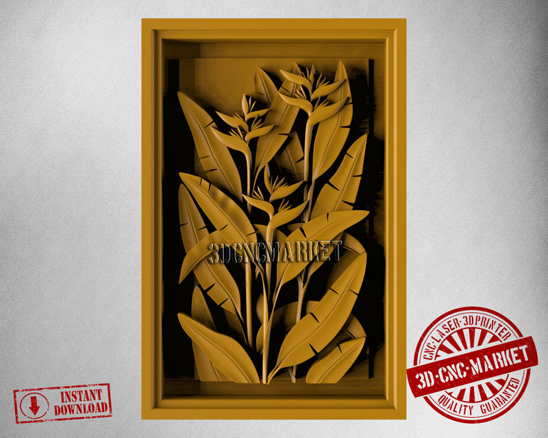 Flowers, 3D STL Model