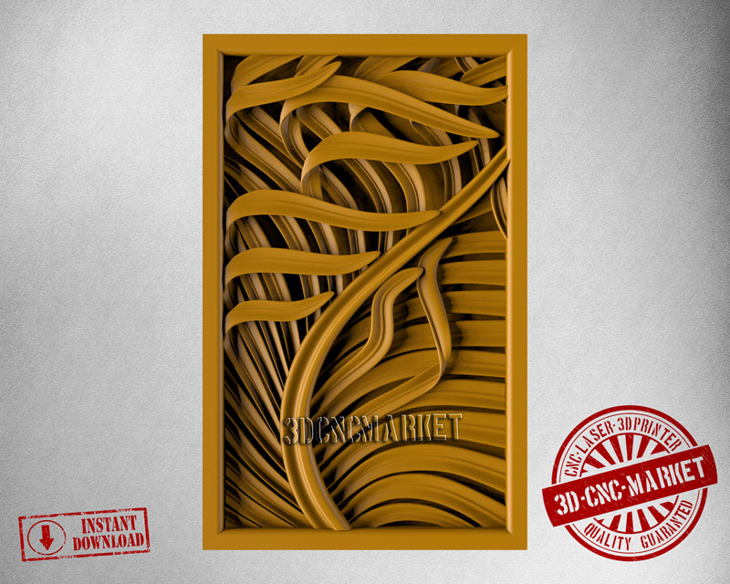 Flower Leaves, 3D STL Model
