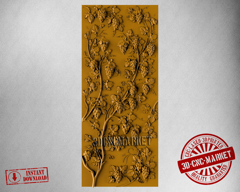 Flowers Wall Art, 3D STL Model