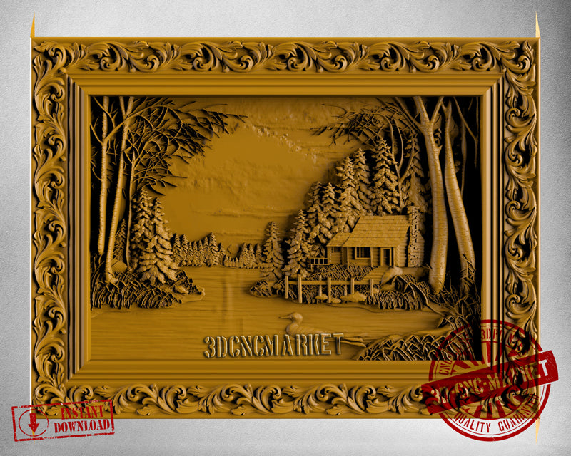 Lake View, 3D STL Model