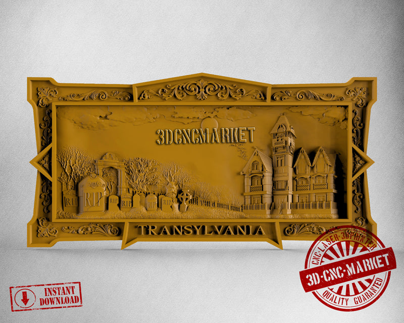 Transylvania, 3D STL Model