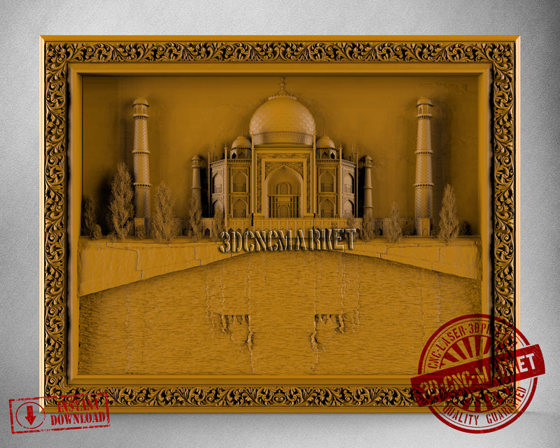 Taj Mahal, 3D STL Model
