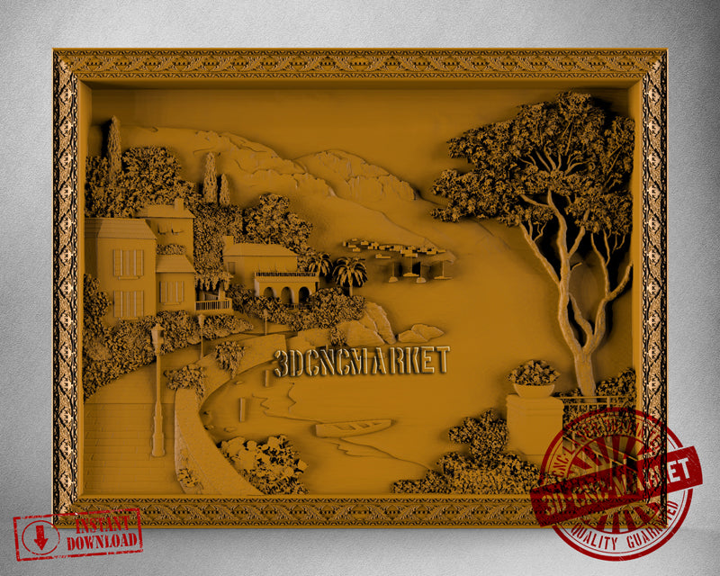 Village View, 3D STL Model