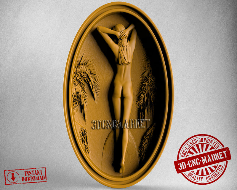 Girl, 3D STL Model