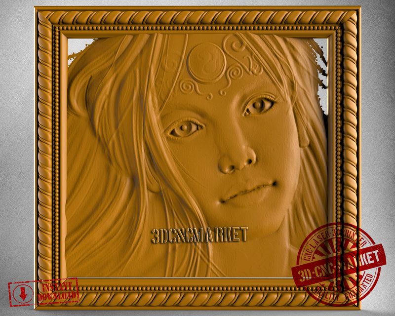 Girl, 3D STL Model