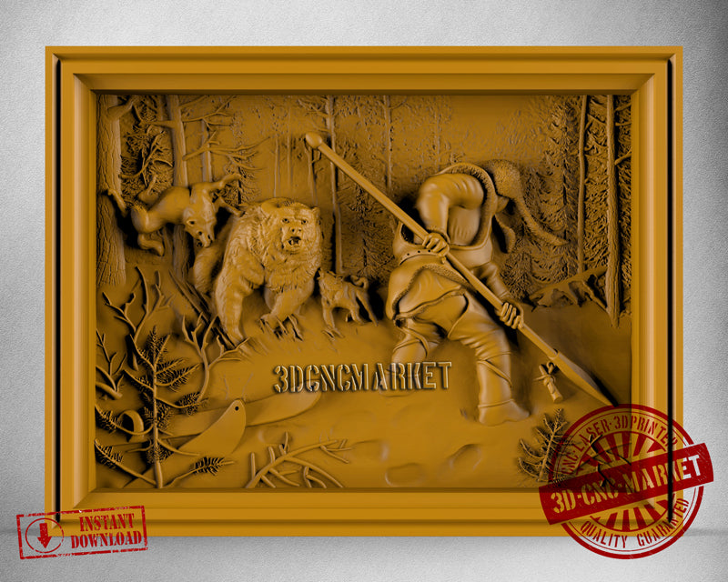 Hunting, 3D STL Model