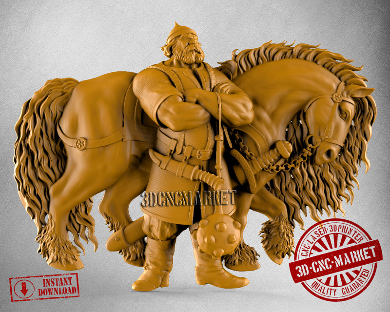 Warrior, 3D STL Model