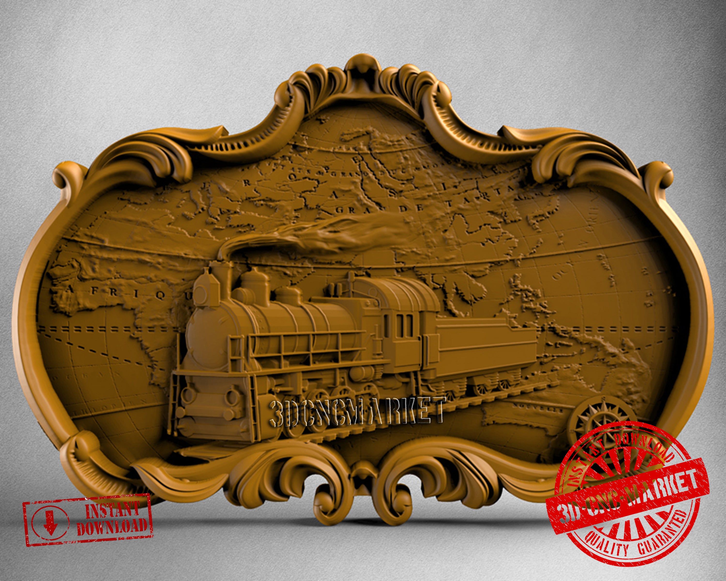 Train, 3D STL Model