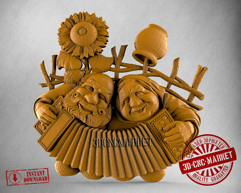 Couple, 3D STL Model
