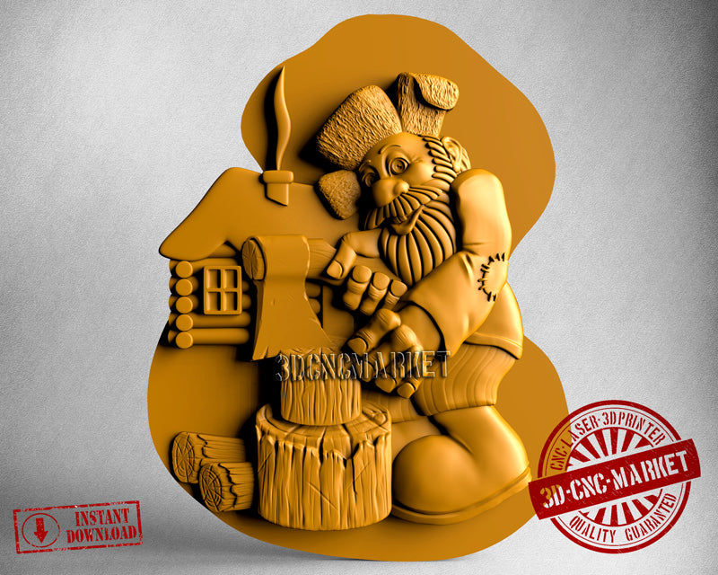 Old Man, 3D STL Model