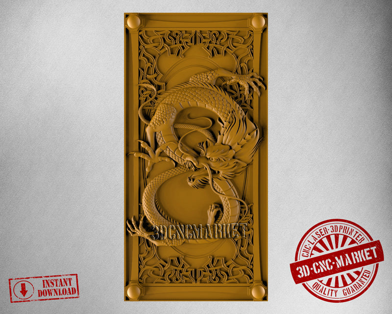 Dragon Backgammon, 3D STL Model