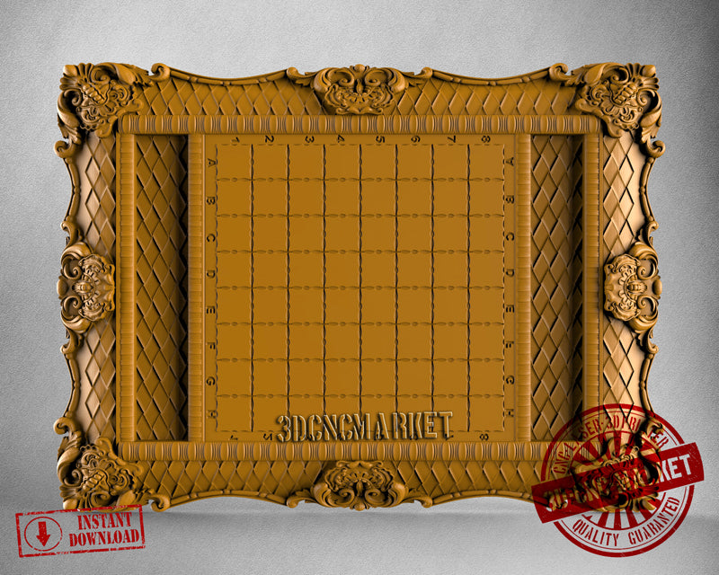 Chessboard, 3D STL Model