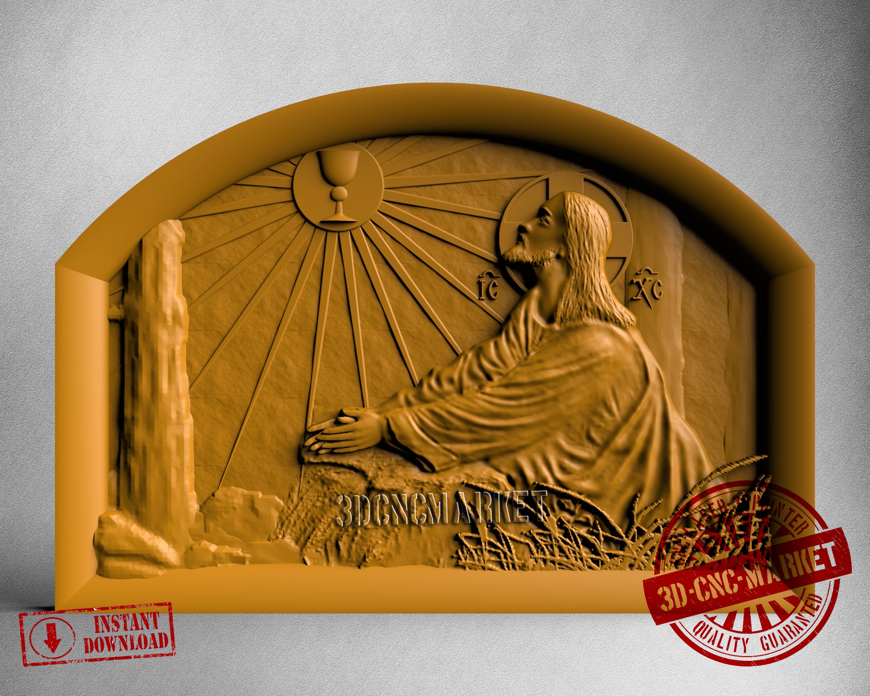 Jesus, 3D STL Model