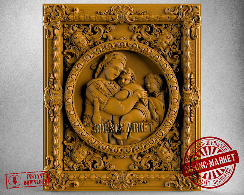 Santa Maria, 3D STL Model