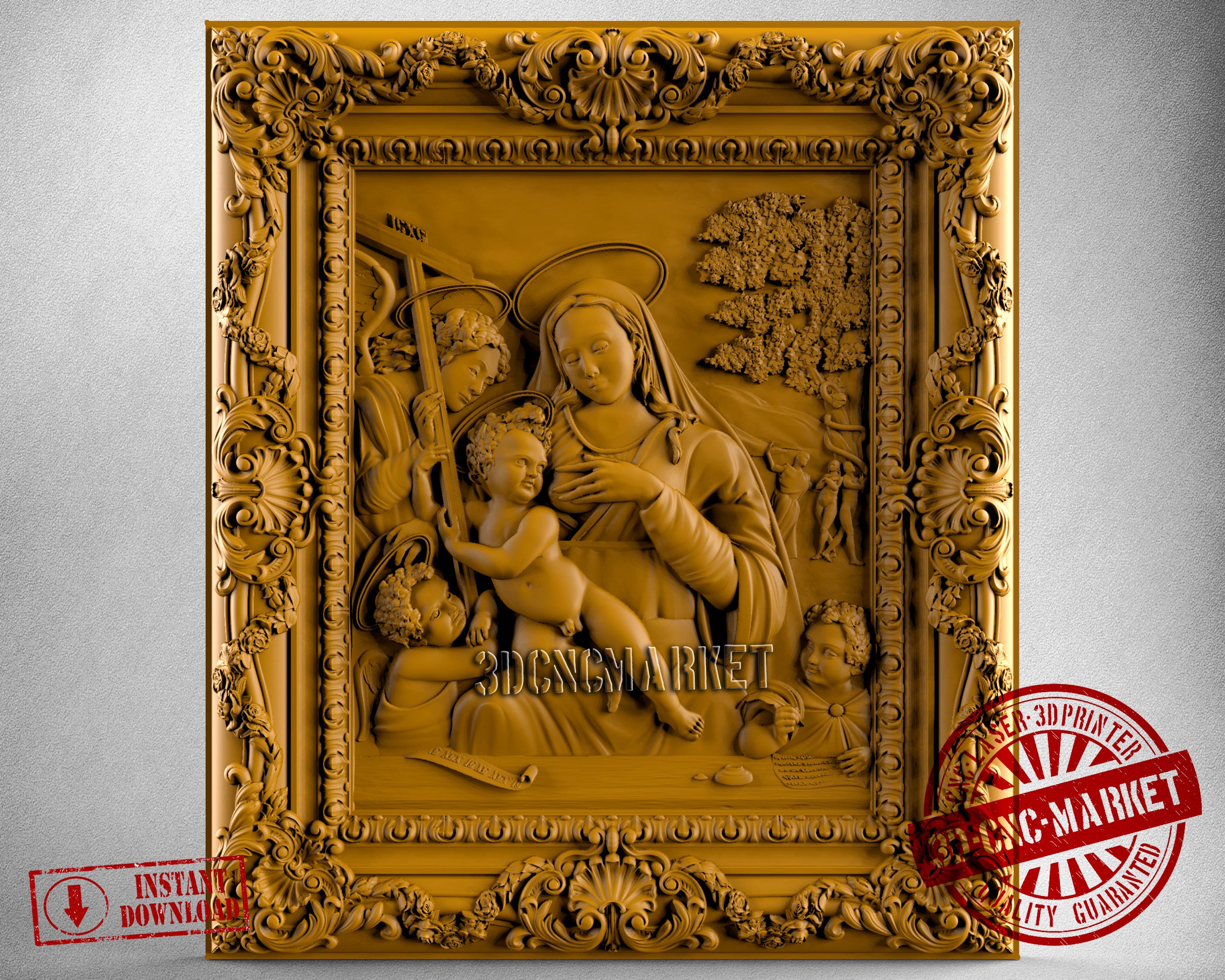 Santa Maria, 3D STL Model