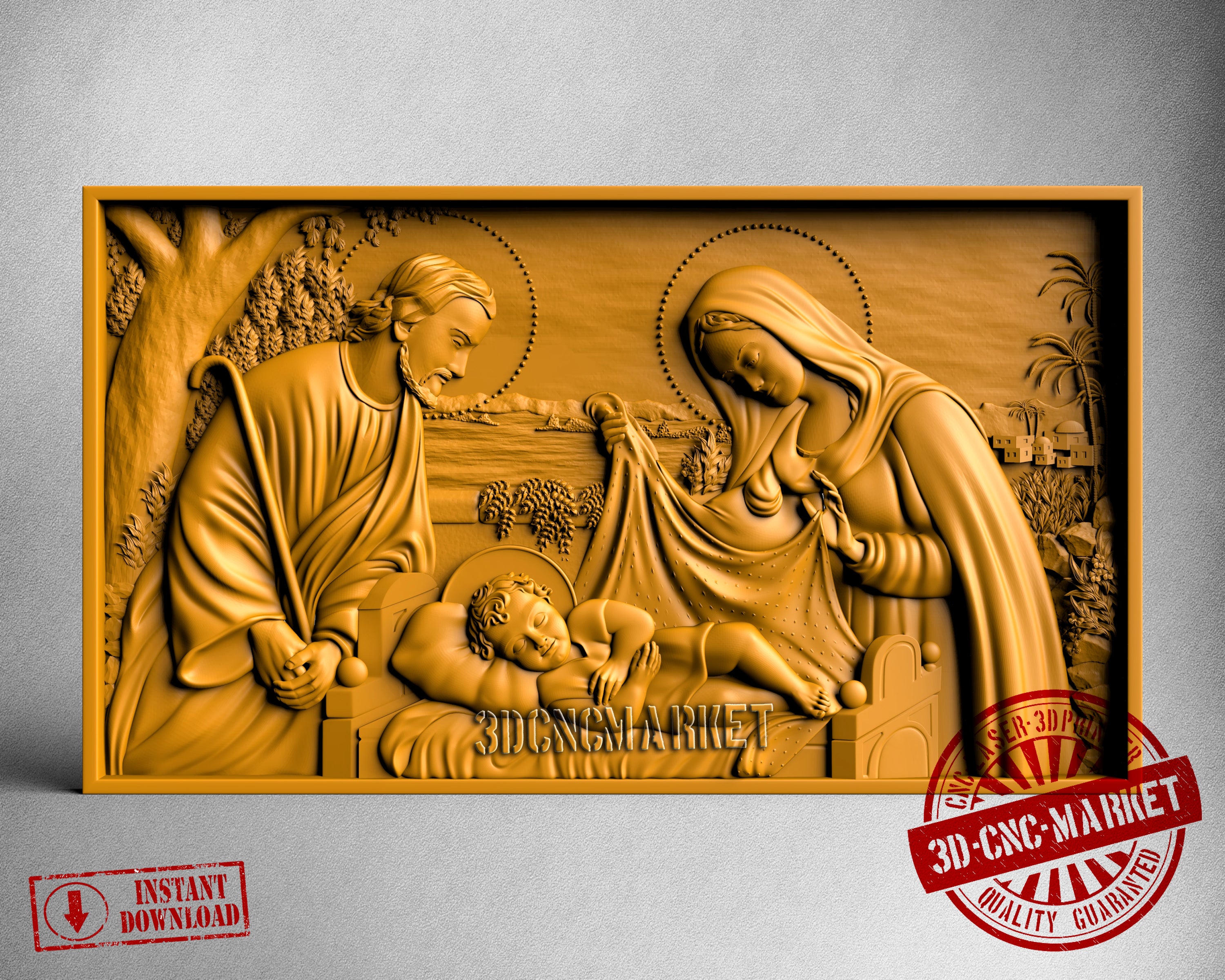 Birth of Jesus, 3D STL Model