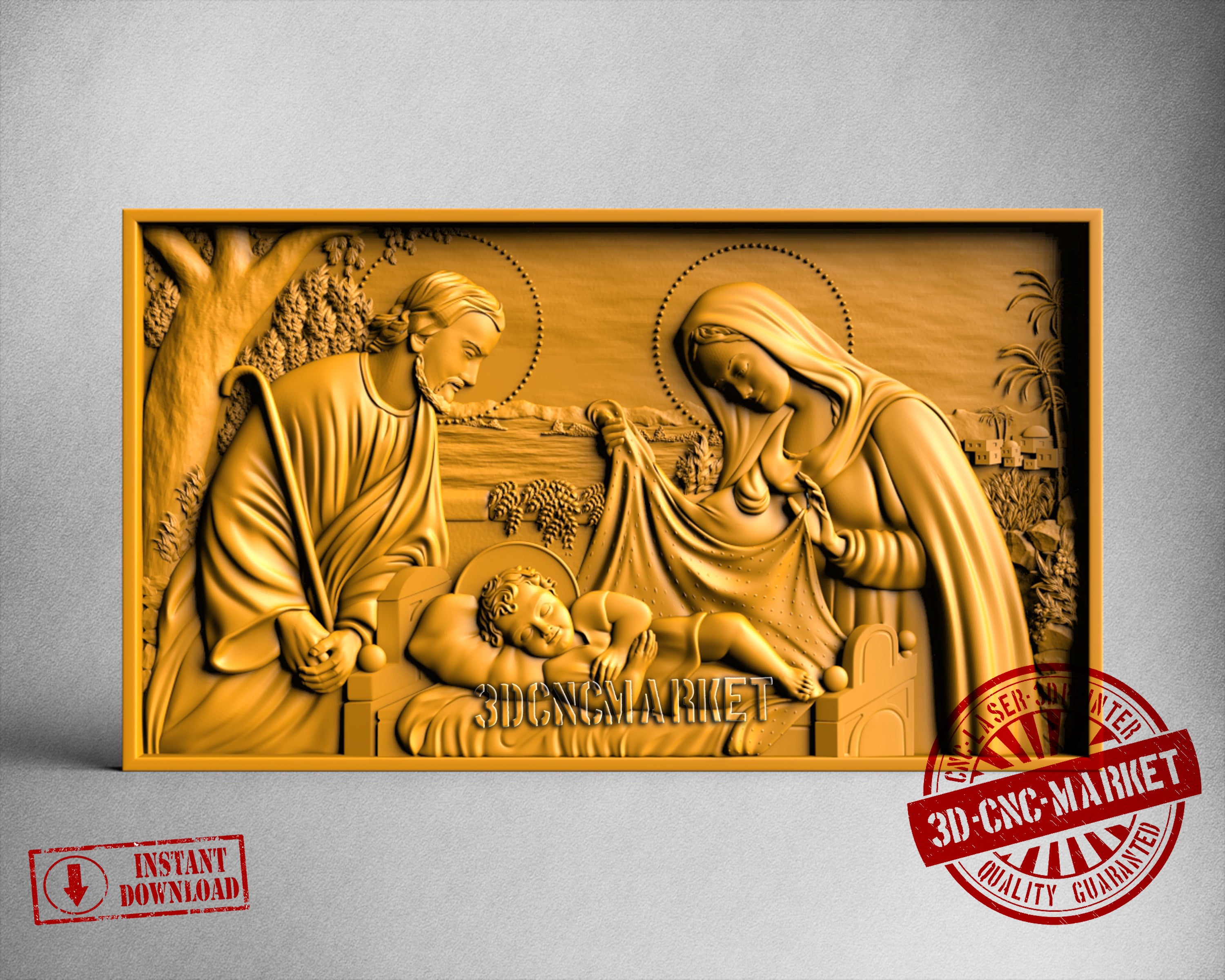 Birth of Jesus, 3D STL Model