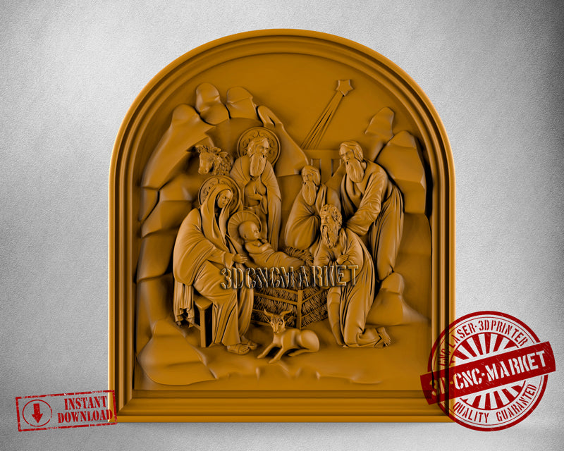 Birth of Jesus, 3D STL Model