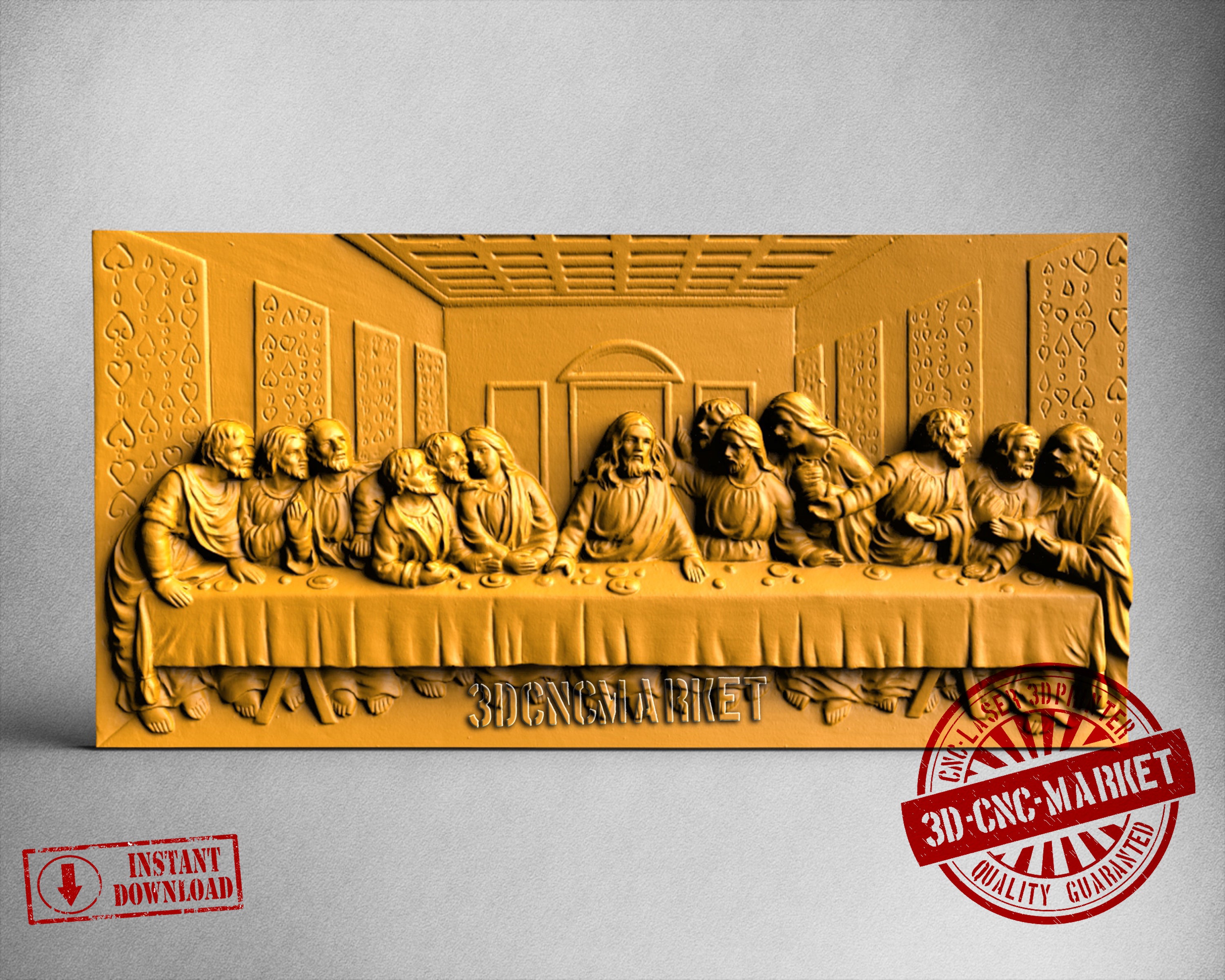 The Last Supper, 3D STL Model