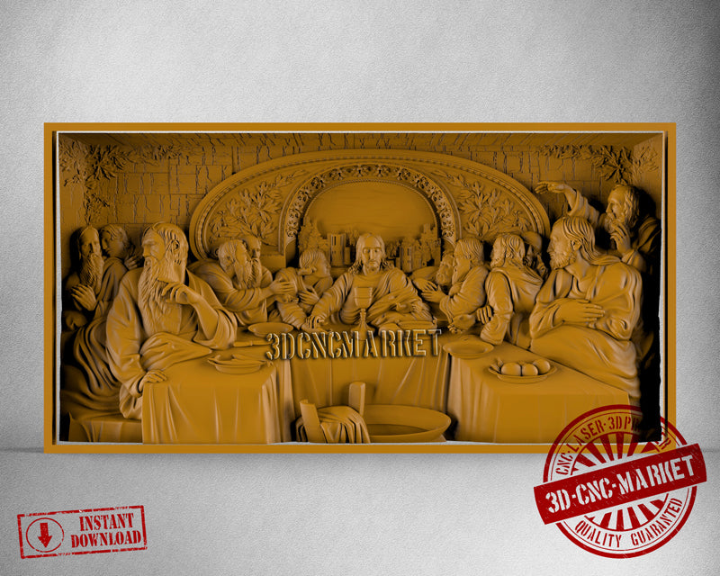The Last Supper, 3D STL Model