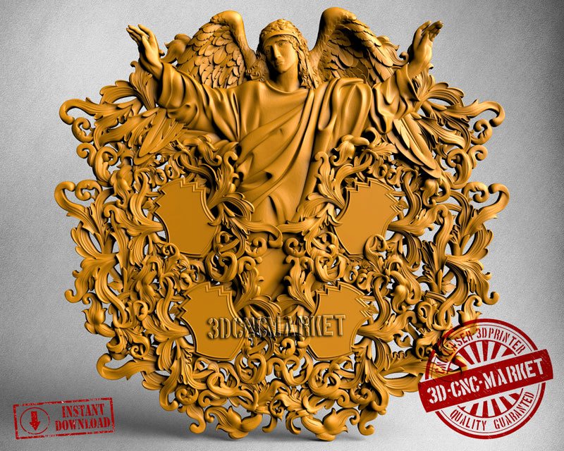 Family Frame religion, 3D STL Model
