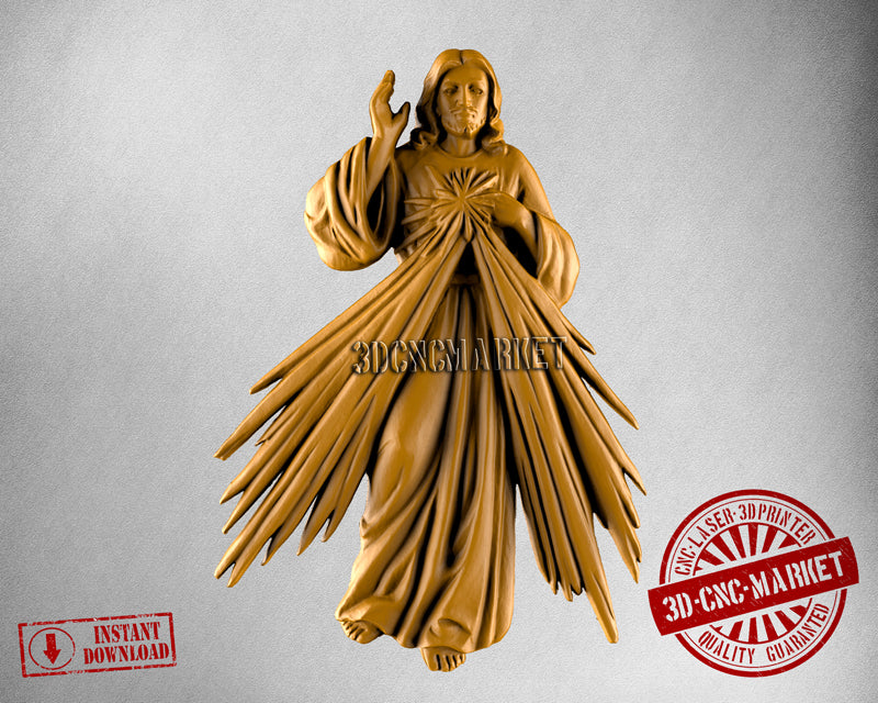 Jesus, 3D STL Model