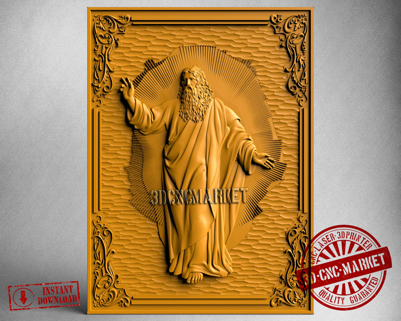 Jesus, 3D STL Model