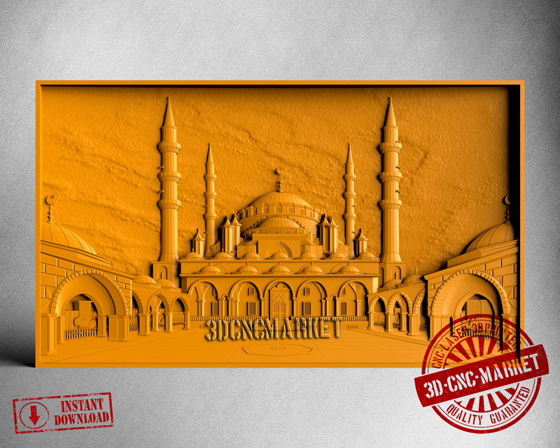 Mosque, 3D STL Model
