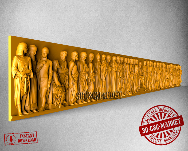 The Saints Wall, 3D STL Model