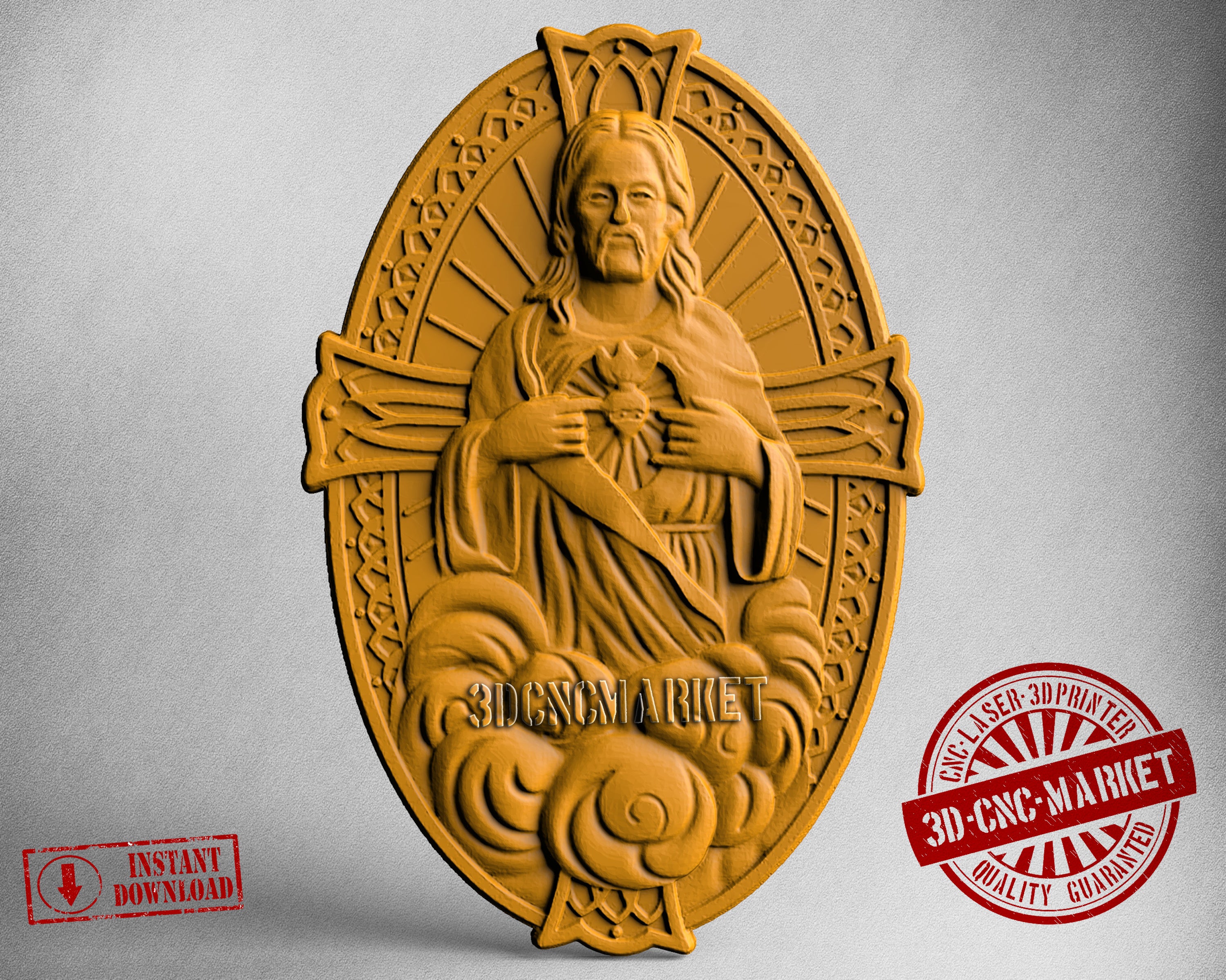 Jesus, 3D STL Model