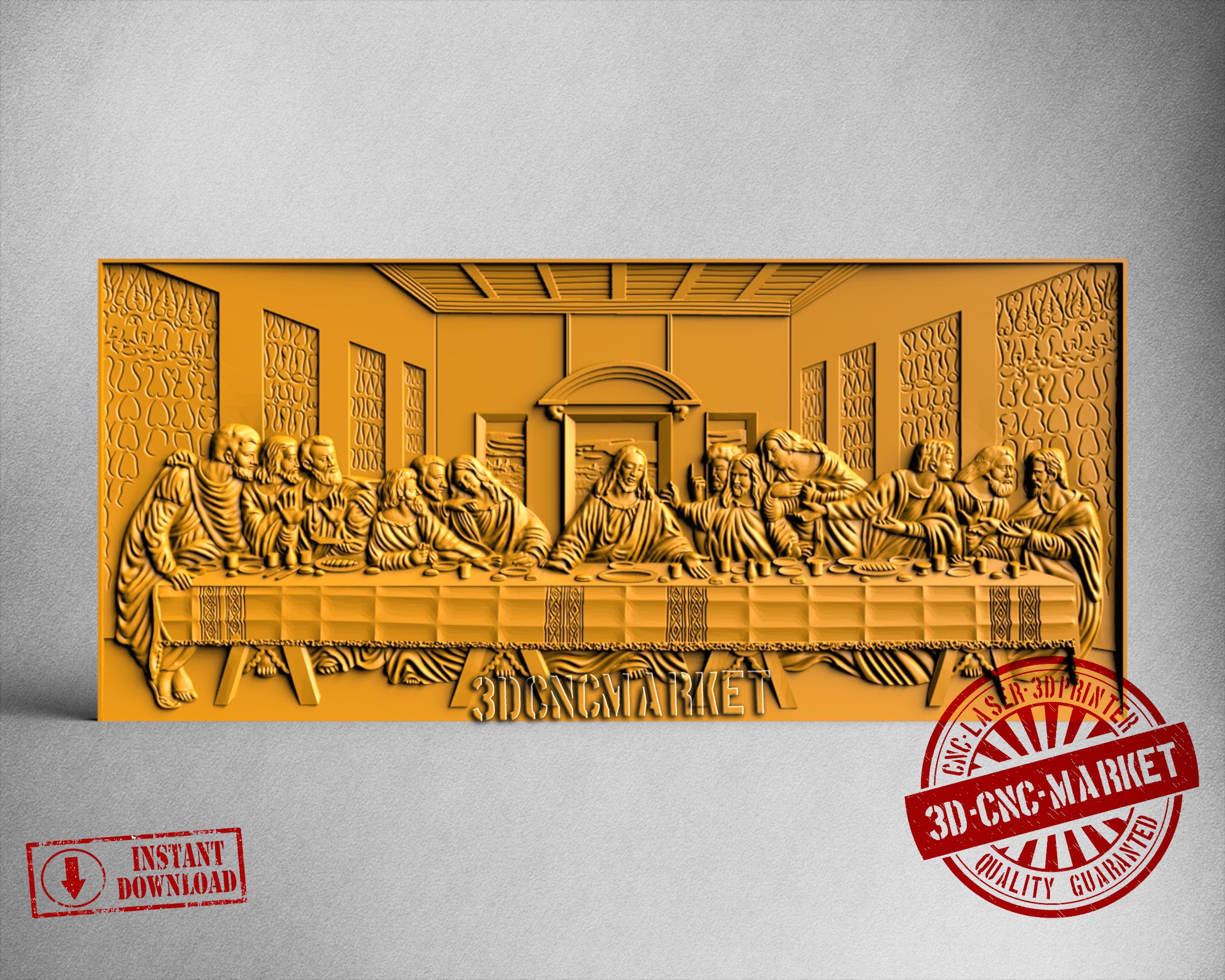 Last Supper, 3D STL Model