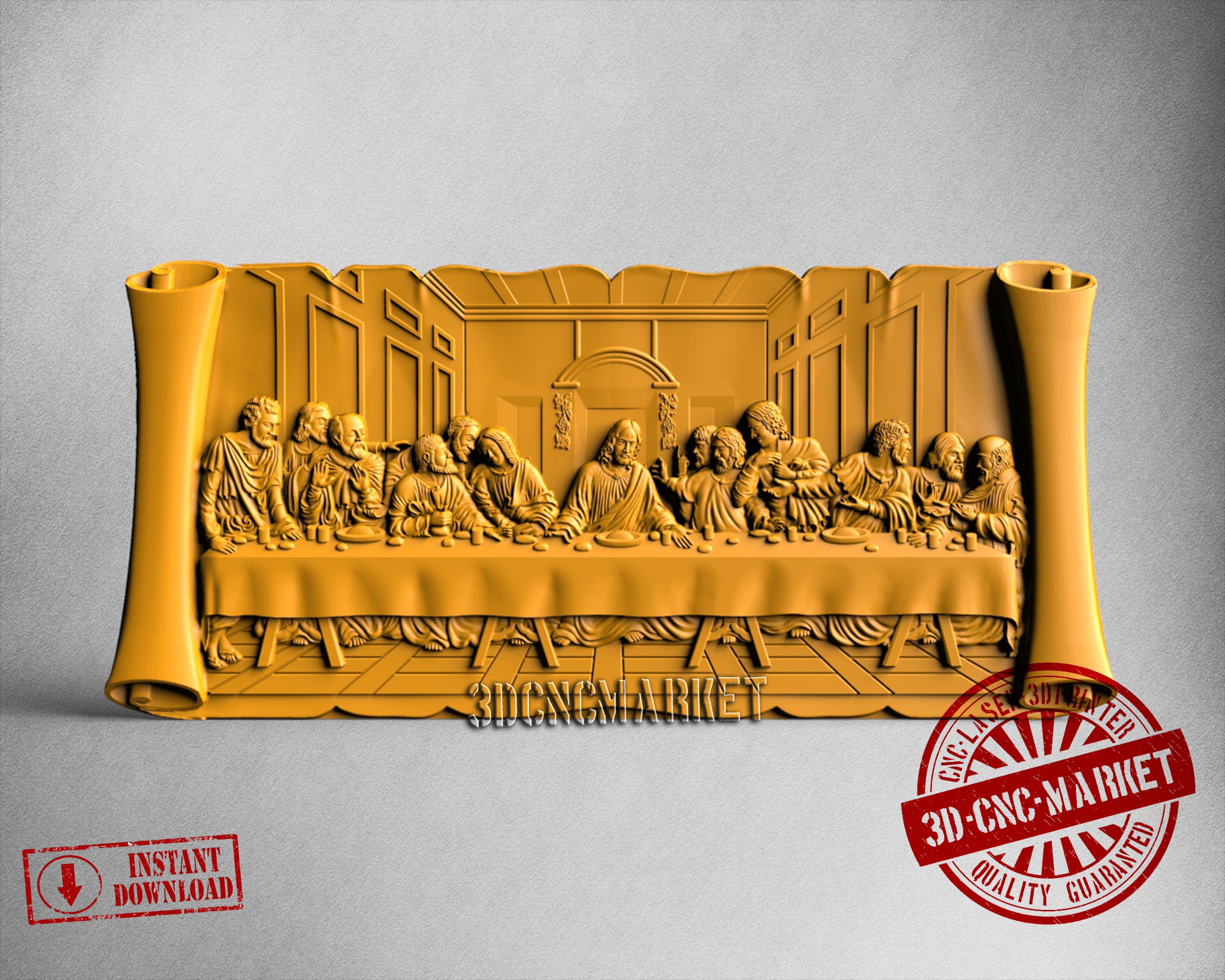 The Last Supper, 3D STL Model