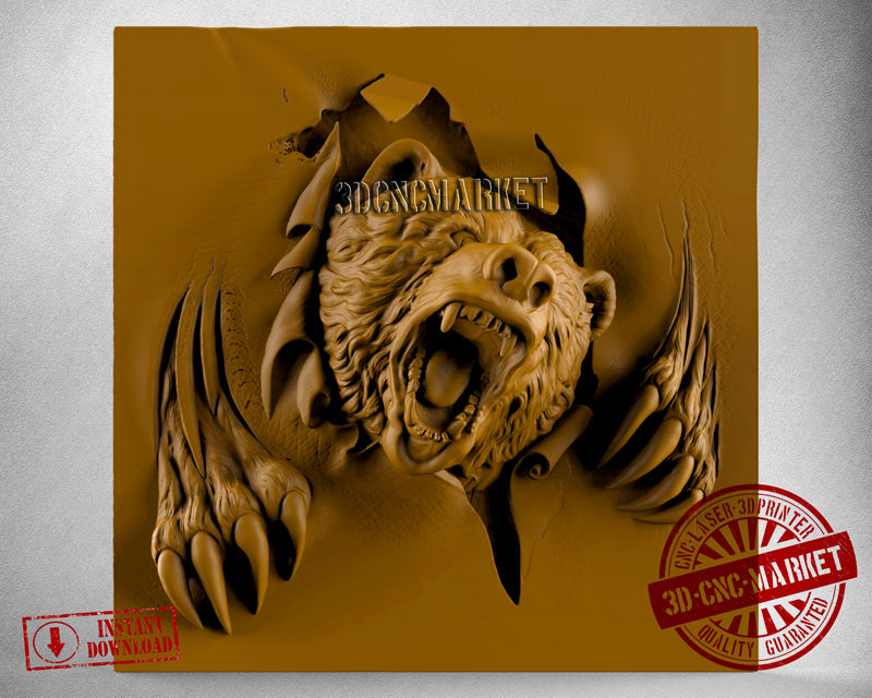 Bear, 3D STL Model