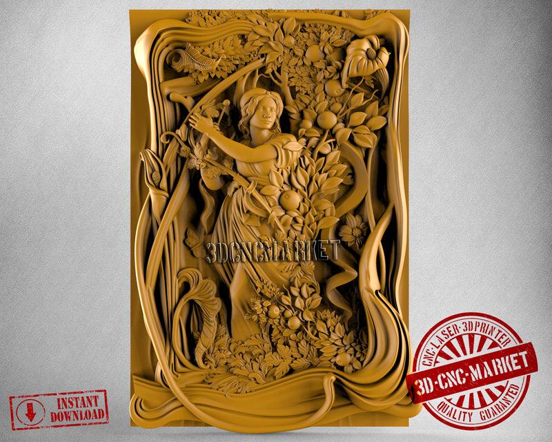 Seasons Women, 3D STL Model
