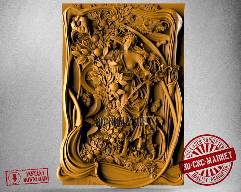 Seasons Women, 3D STL Model