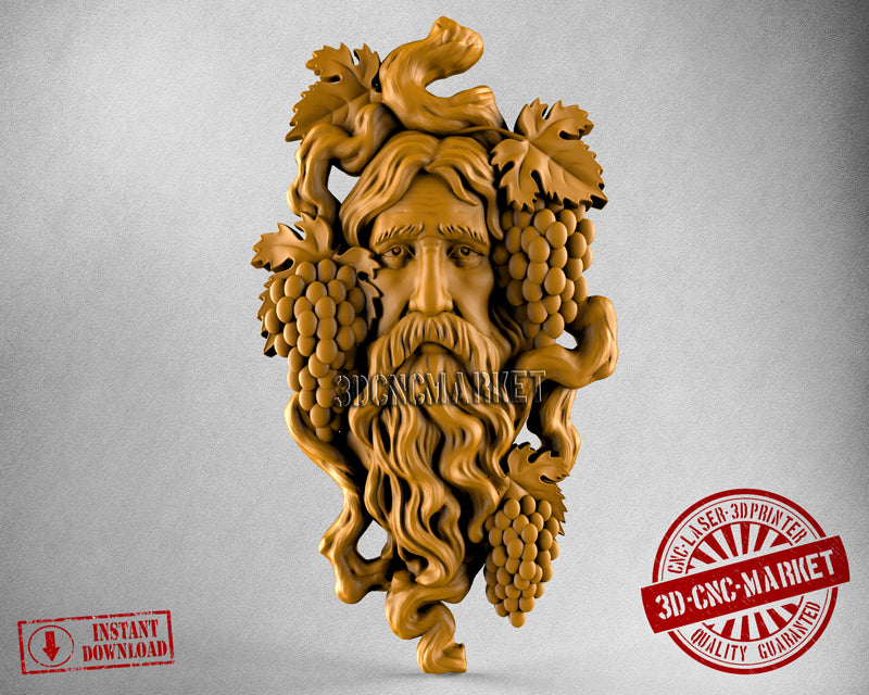 Grape Man, 3D STL Model