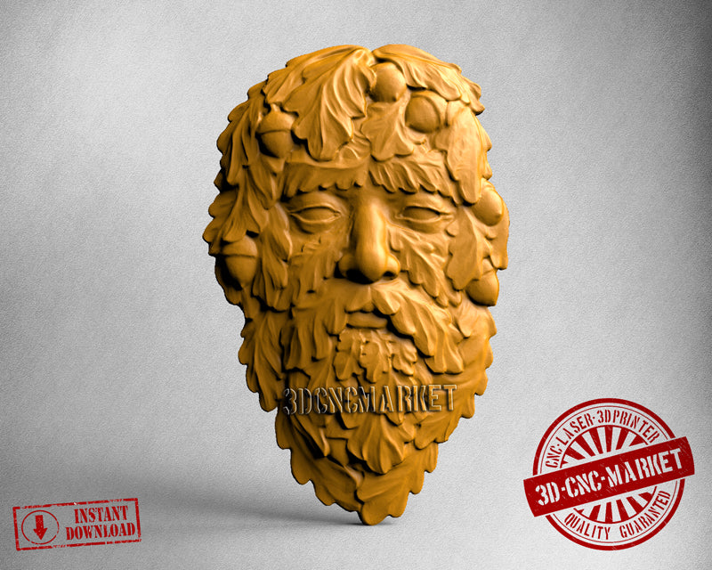 Mascaron Face, 3D STL Model