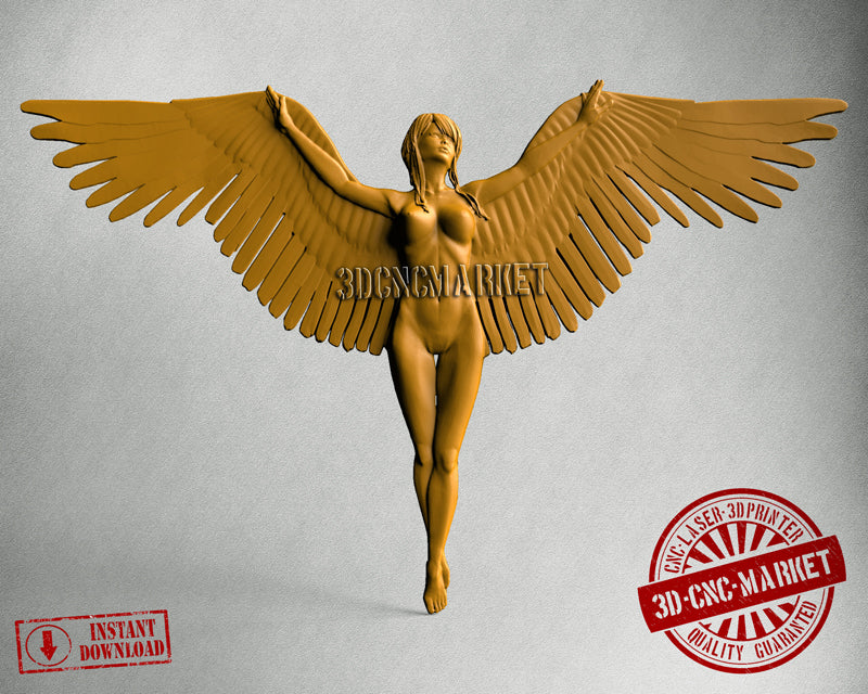 Angel, 3D STL Model