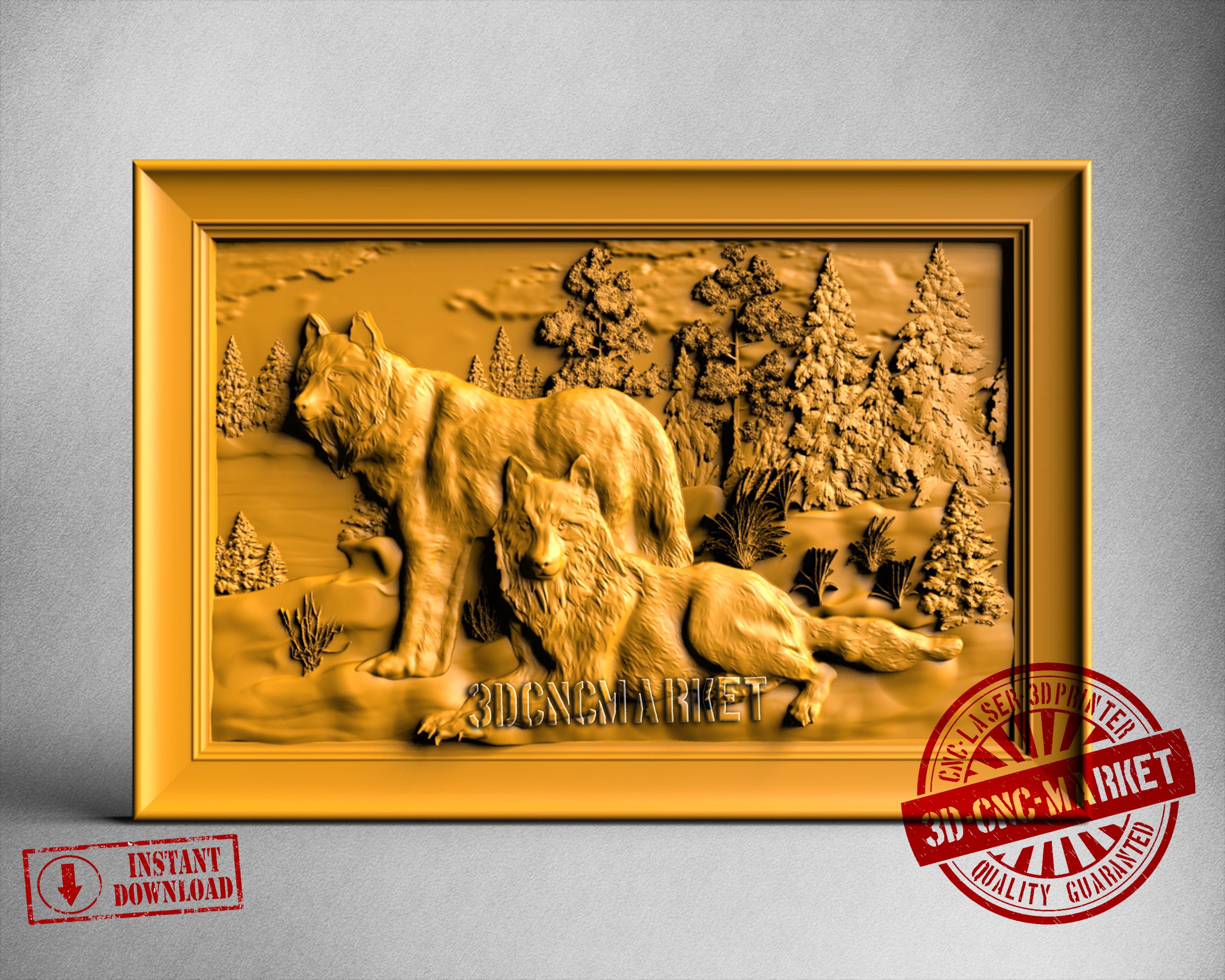 Wolfs, 3D STL Model