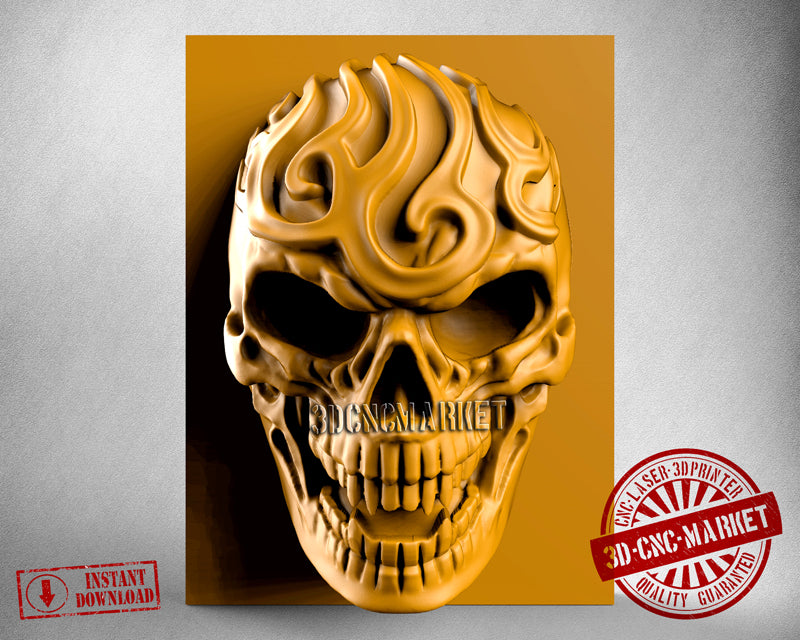 Skull, 3D STL Model